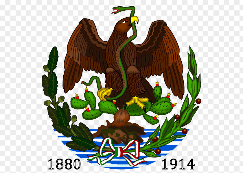 Eagle Coat Of Arms Mexico Porfiriato Second Mexican Empire PNG