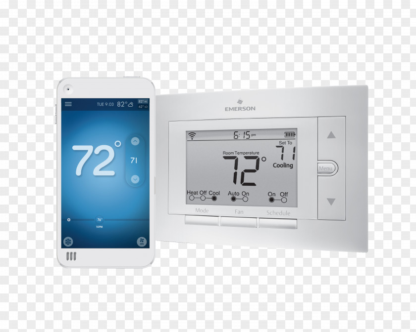 Programmable Thermostat Honeywell WiFi 9000 Wi-Fi Smart PNG