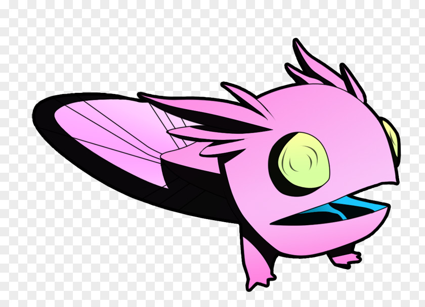 Tadpole Character Pink M Cartoon Clip Art PNG