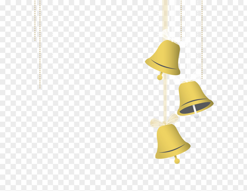 Bell Pendant Lampshade Yellow Electric Light PNG