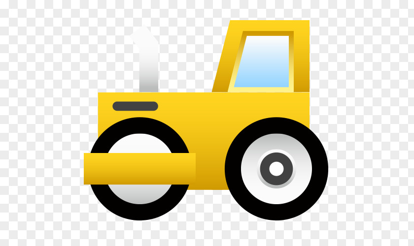 Creative Rolling Car Heavy Equipment Road Roller PNG