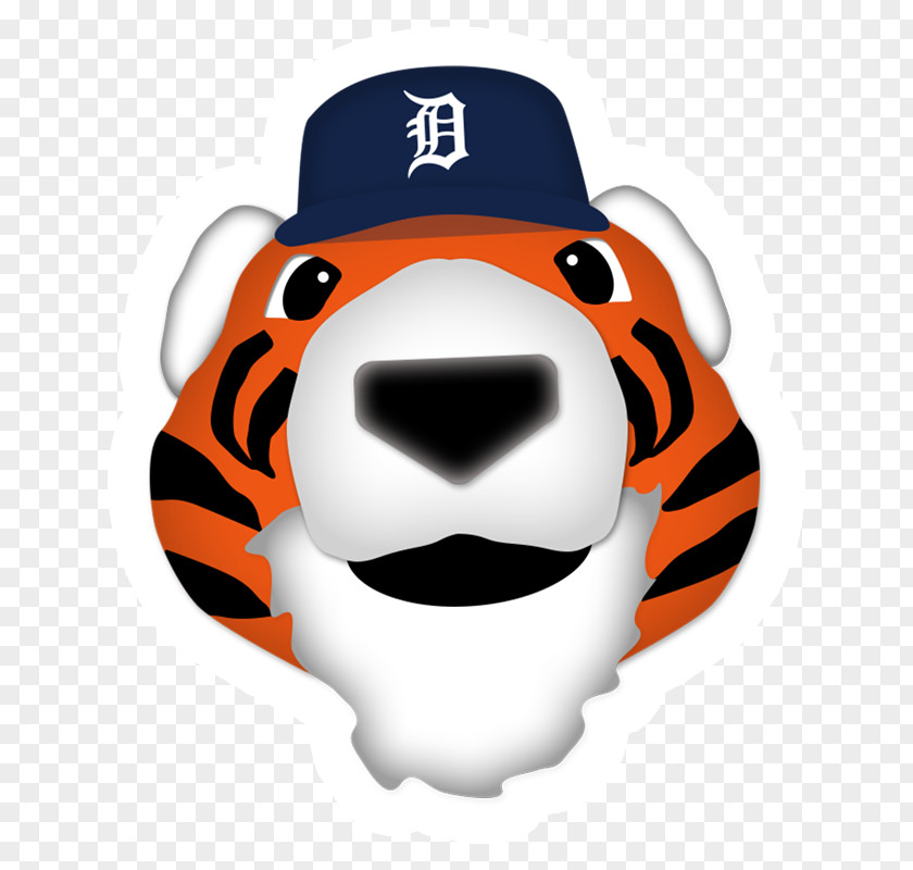 Detroit Tigers Headgear Snout Clip Art PNG