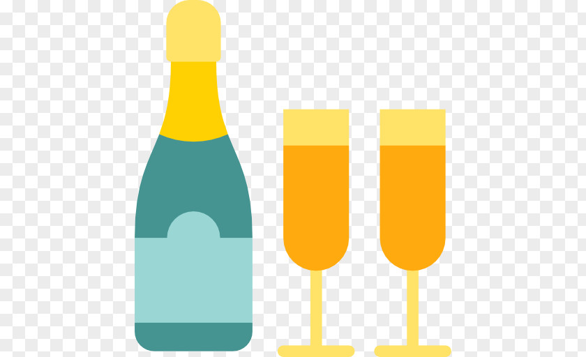 Champagne Vector Alcoholic Drink PNG