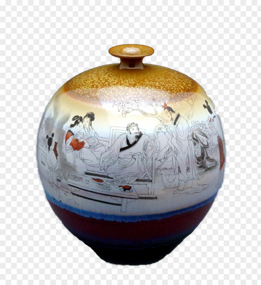 Retro Jar Ceramic Pottery Porcelain PNG