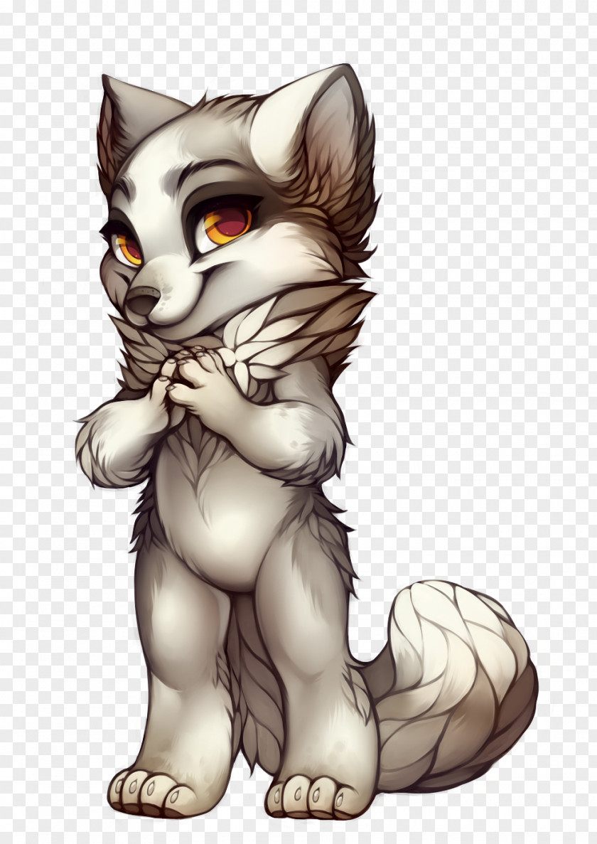 Arctic Fox Fennec Silver Dog PNG