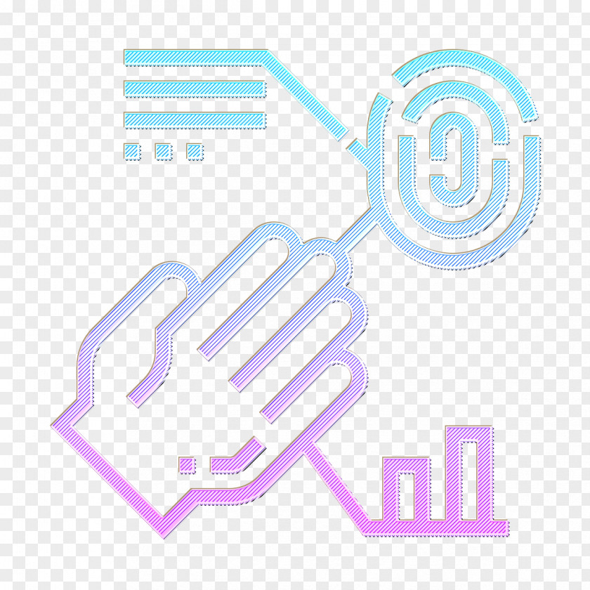 Artificial Intelligence Icon Fingerprint Scan PNG