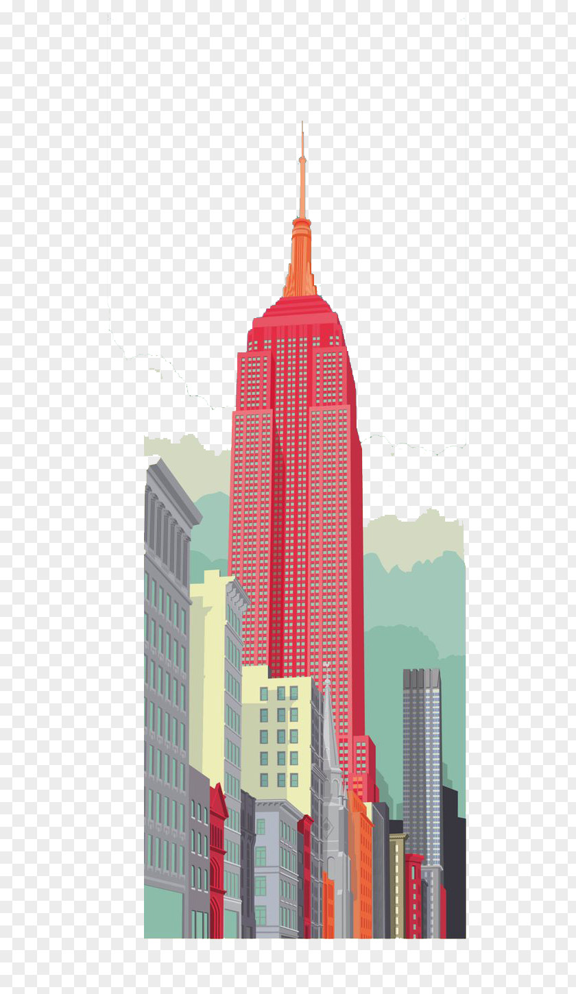 Creative Building New York City Illustrator Art Director Illustration PNG