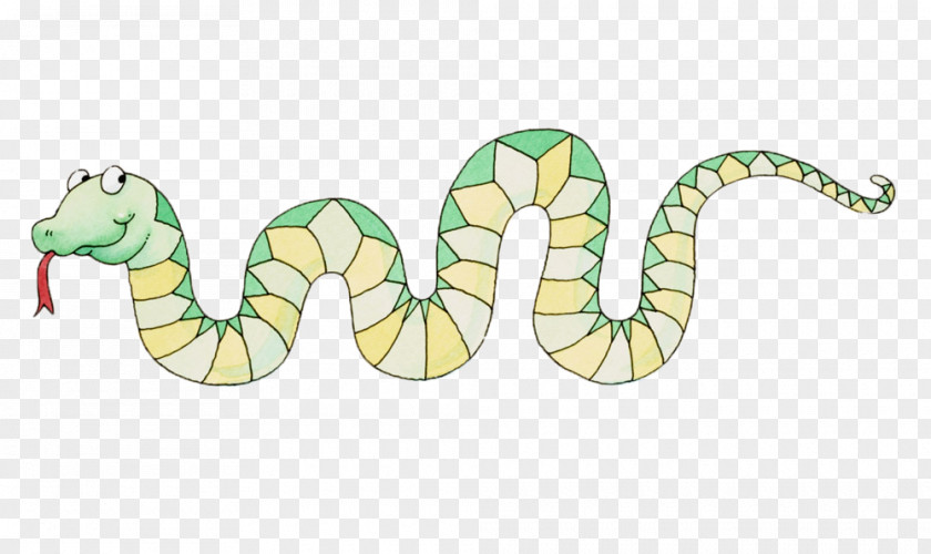 Cute Cartoon Snake Scale Illustration PNG