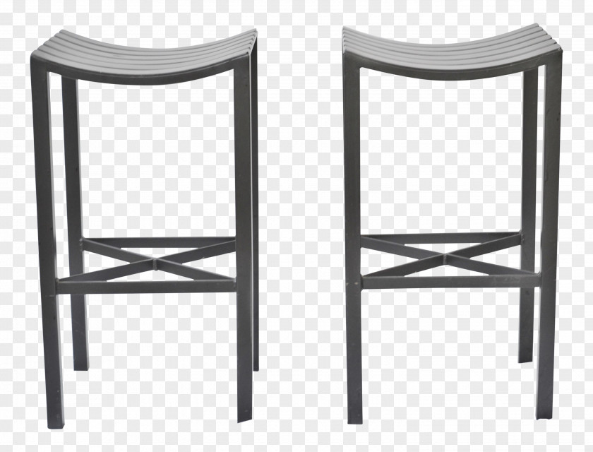 Iron Stool Bar Table Chair Furniture Wrought PNG