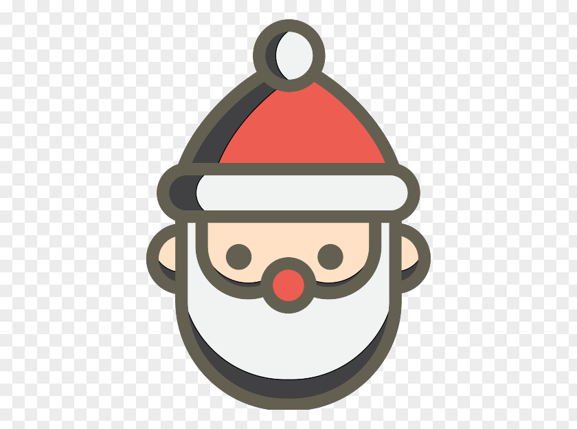 Santa Claus Avatar Christmas Emoji Icon PNG