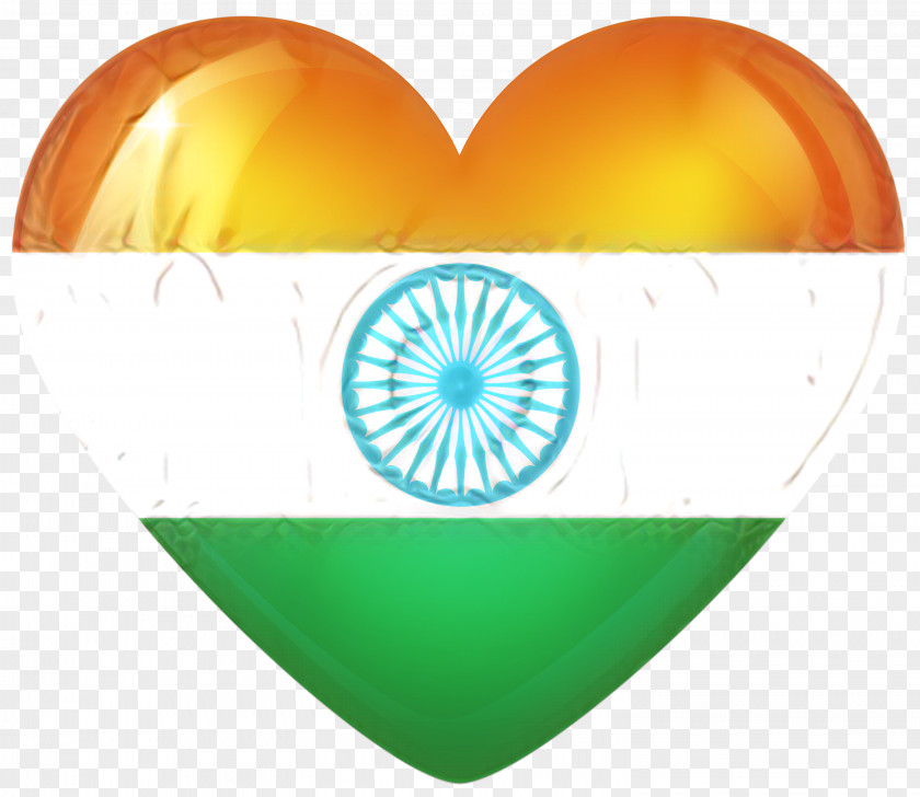 Symbol Heart India Independence Day National PNG