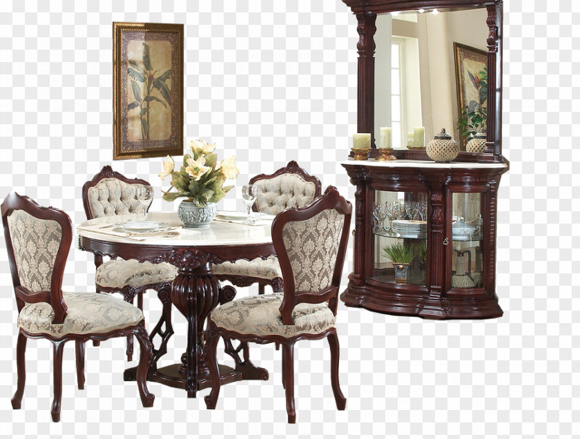 Table Dining Room Matbord Furniture PNG