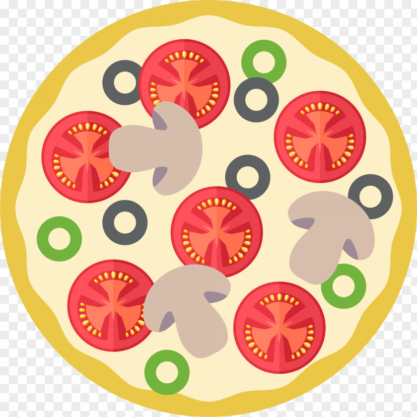 Yellow Delicious Pizza Italian Cuisine European Food PNG