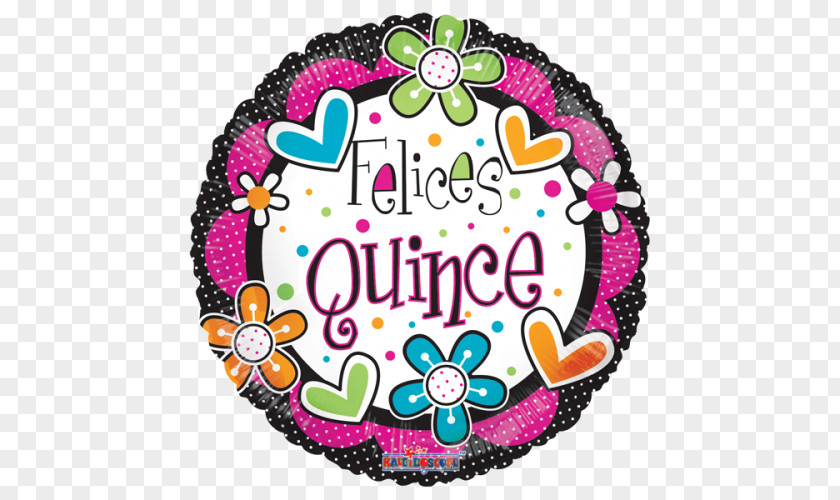 15 Anos Birthday Happiness Quinceañera Party Toy Balloon PNG