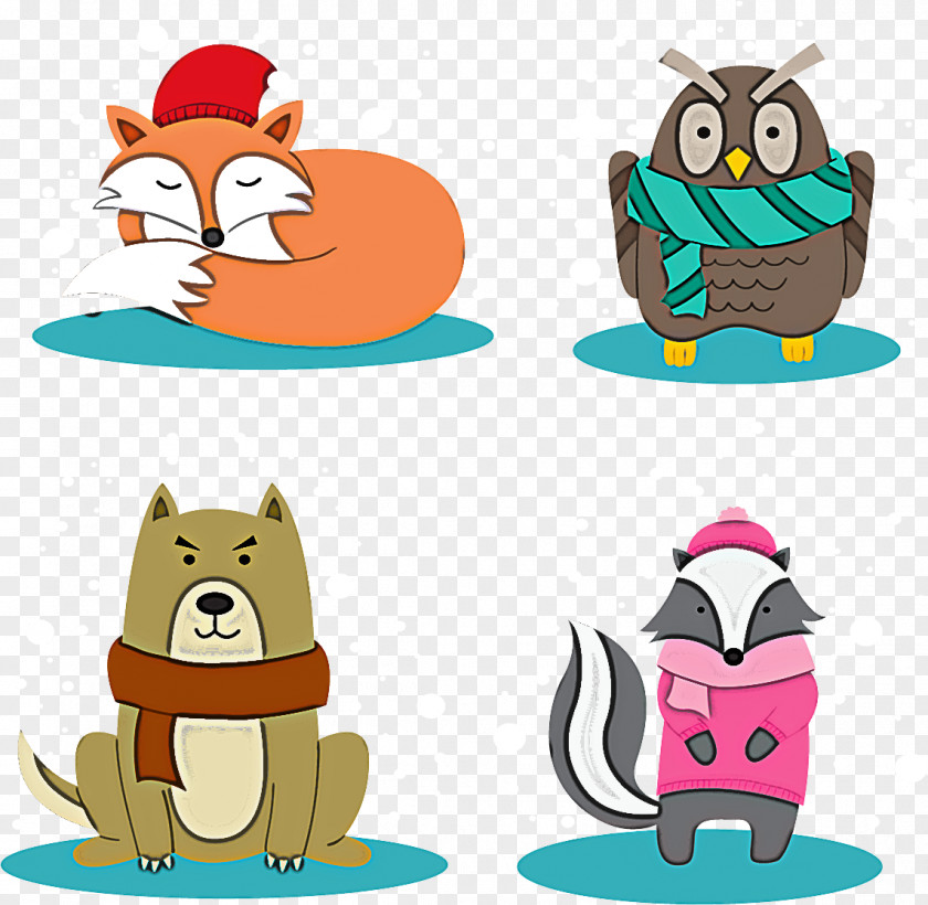 Cartoon Animal Figure Animation PNG