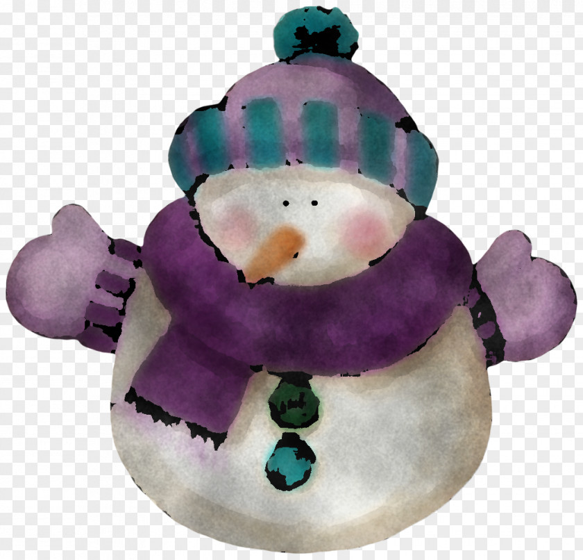 Figurine Toy Snowman PNG