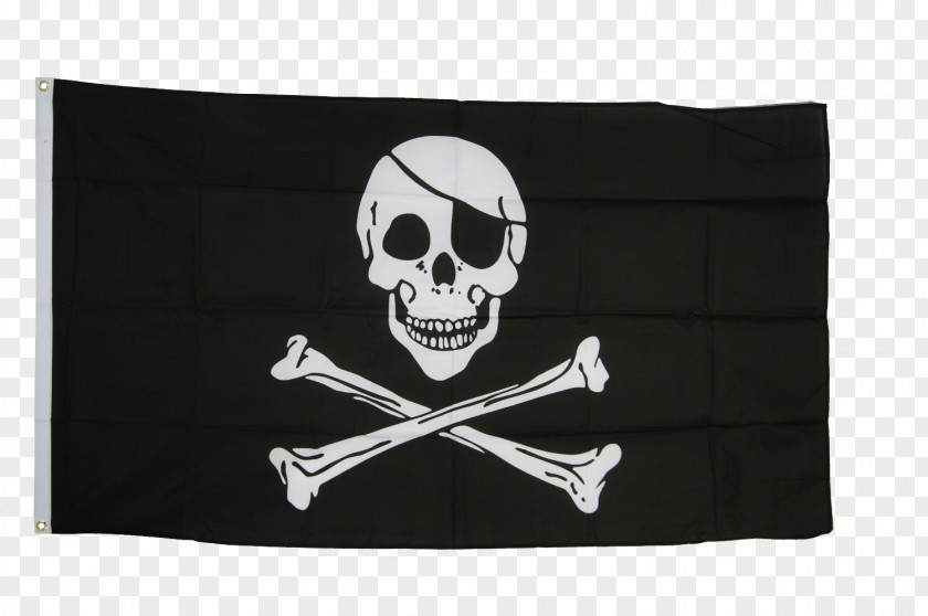 Flag Jolly Roger Skull And Crossbones Piracy Eyepatch PNG