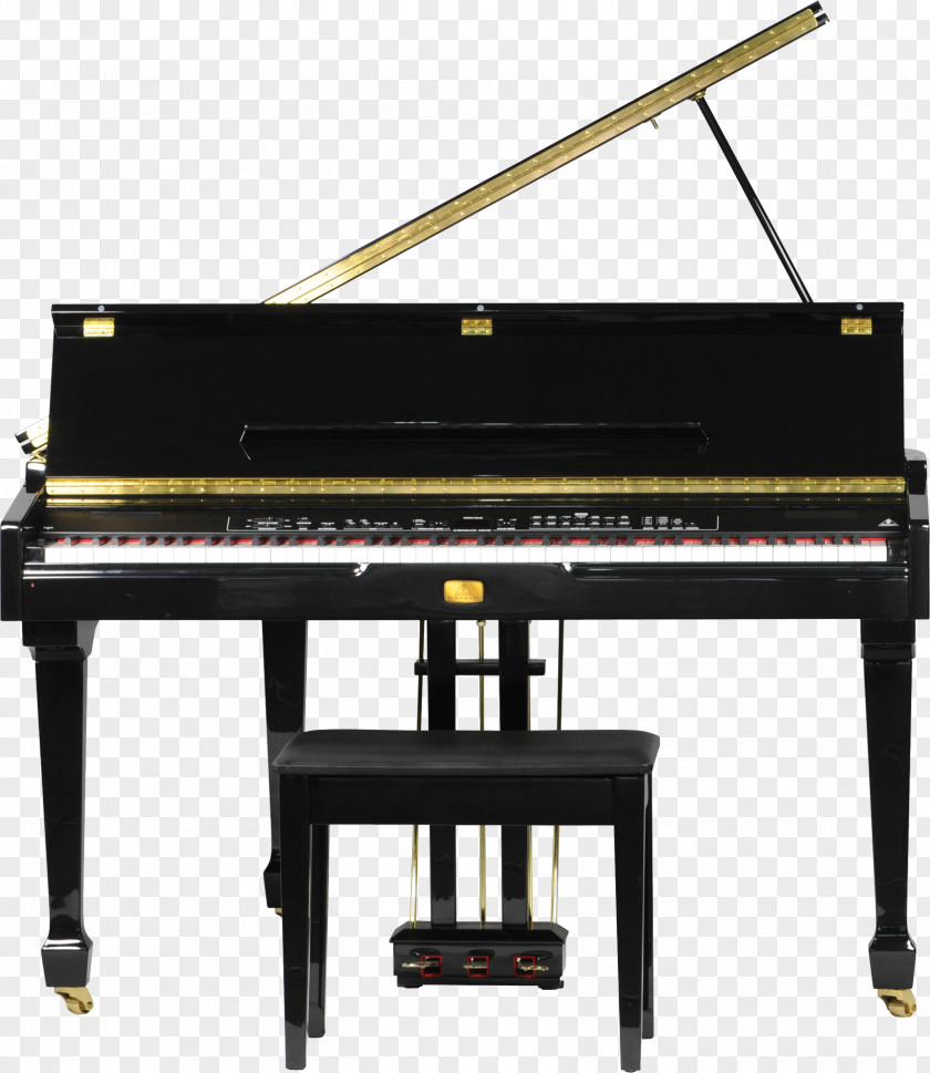 Grand Piano Digital Electric Player Electronic Keyboard Pianet PNG