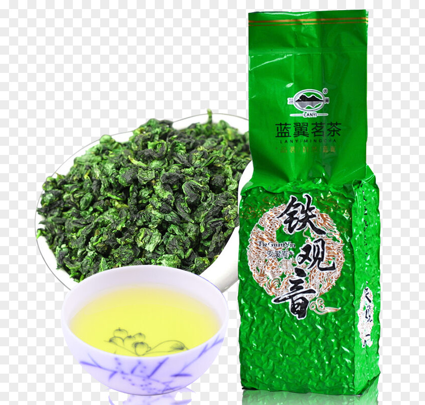 Green Tea Packaging Flowering Tieguanyin Anxi County Oolong PNG