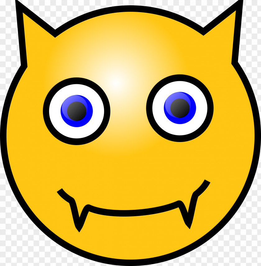 Smiley Devil Emoticon Clip Art PNG