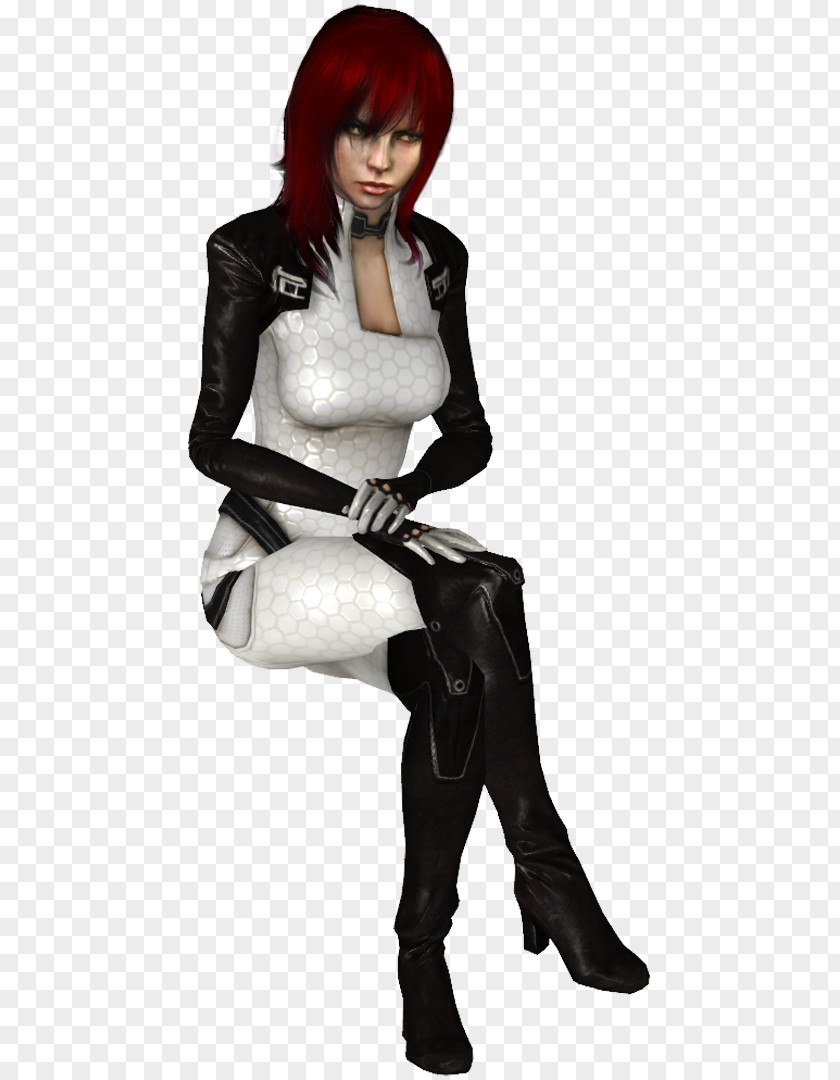Anna Williams Death By Degrees Brown Hair Character Costume PNG