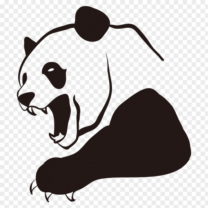 Cartoon Panda Giant Royalty-free Anger Clip Art PNG