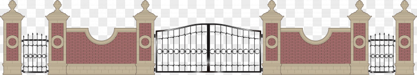 Community Gate Vector Wall Fence Wrought Iron PNG