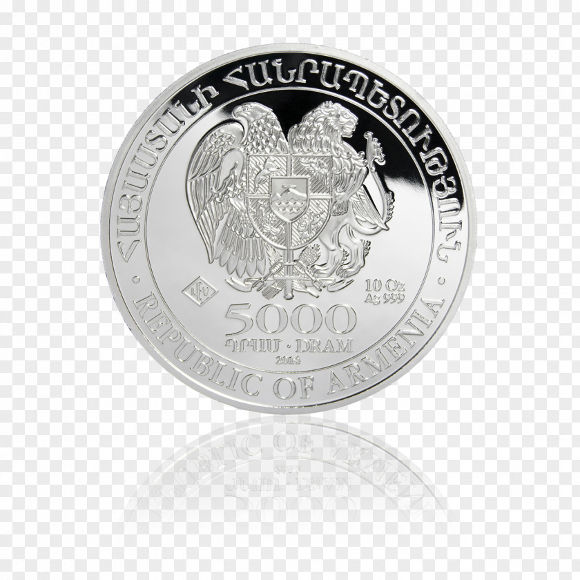 Metal Coin Noah's Ark Silver Coins Armenia PNG