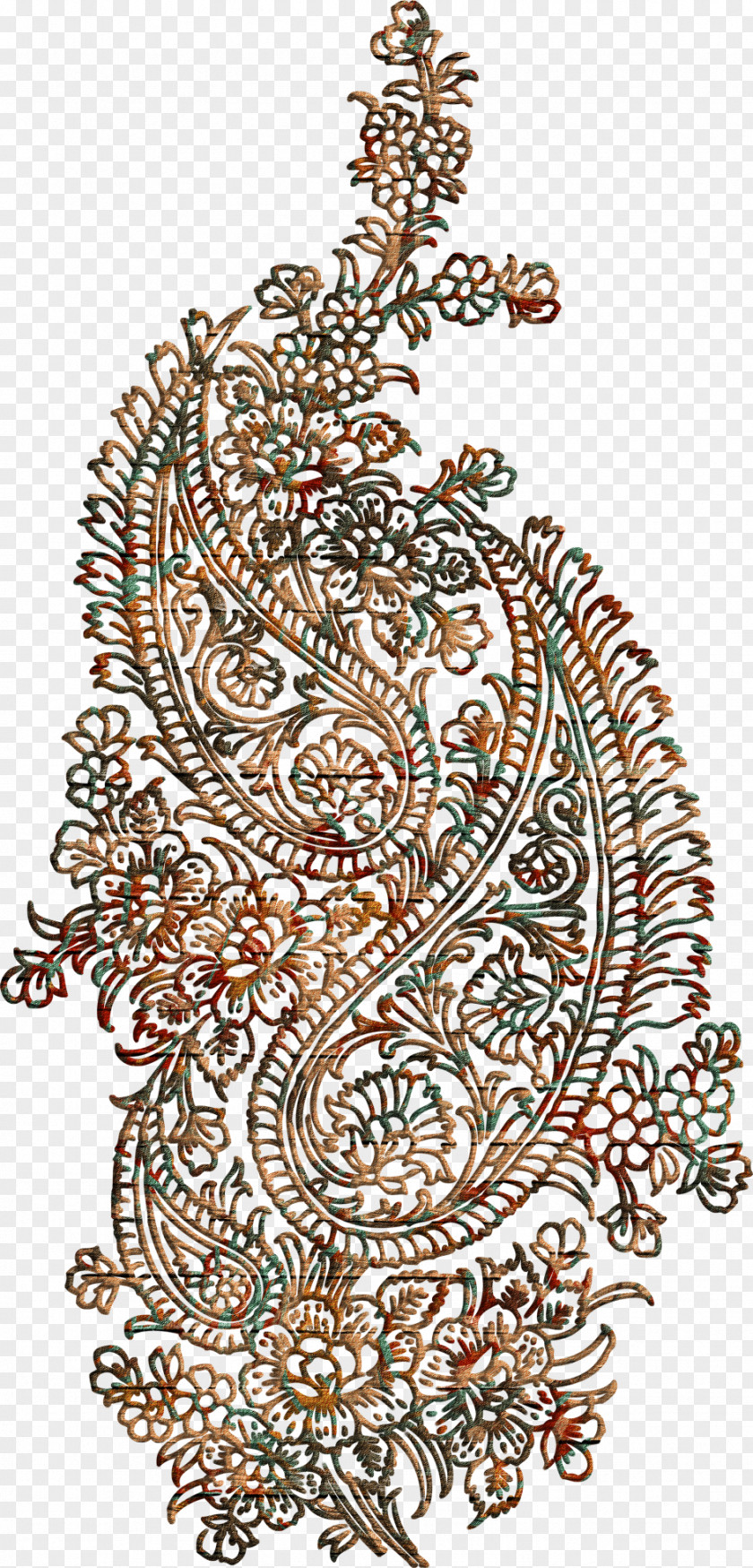 Paisley Textile Design Pattern Embroidery PNG