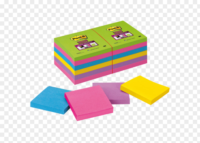 Post-it Note Full Adhesive Super Sticky Notes Post-It SUPER STICKY Assorted Page Markers 670-5 PNG