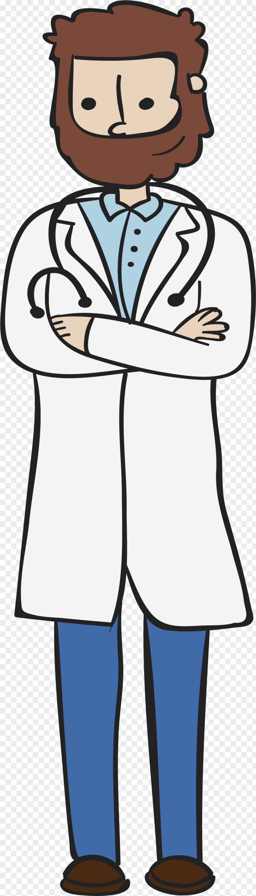 The Bearded Doctor Physician Clip Art PNG
