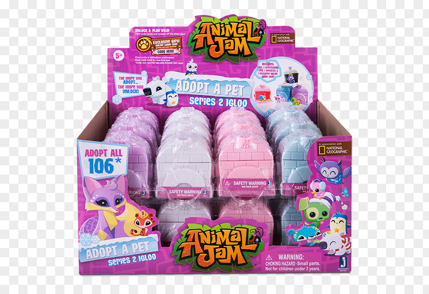 Toy National Geographic Animal Jam Assorted Series 1 Adopt A Pet Fishpond Limited 2 Igloo Mystery Pack PNG