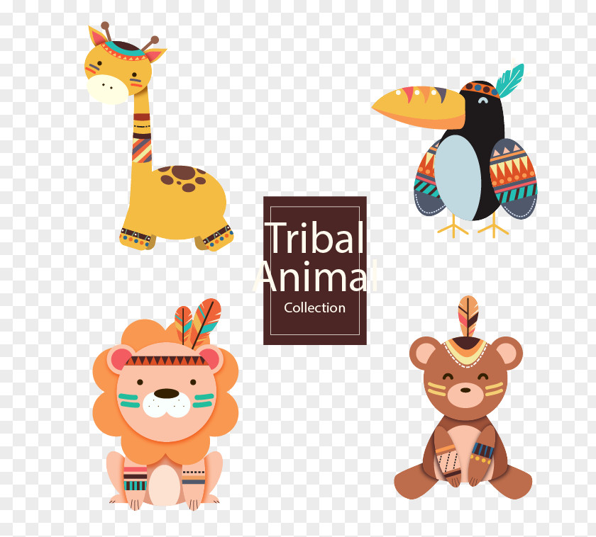 Tribal Animal Image Cat Tribe Clip Art PNG