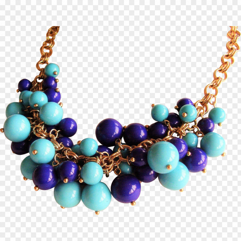 Beads Necklace Jewellery Bead Turquoise Chain PNG
