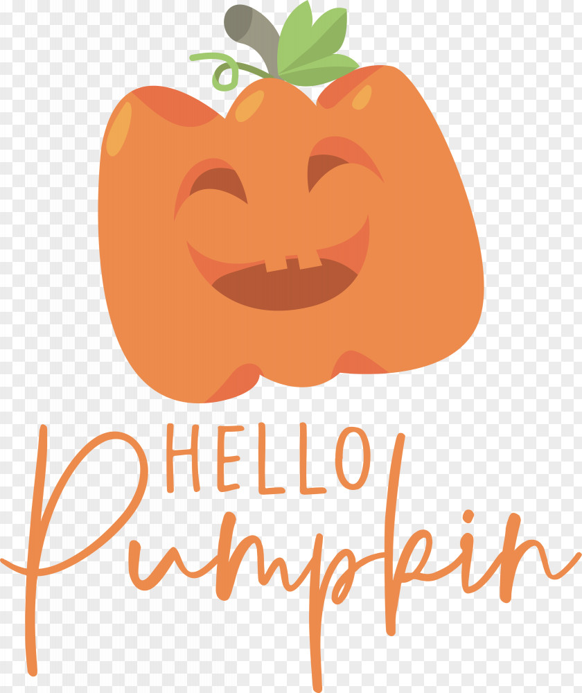 HELLO PUMPKIN Autumn Harvest PNG