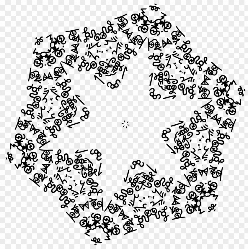 Hollow Pattern Star Unicode Symbols Snowflake PNG