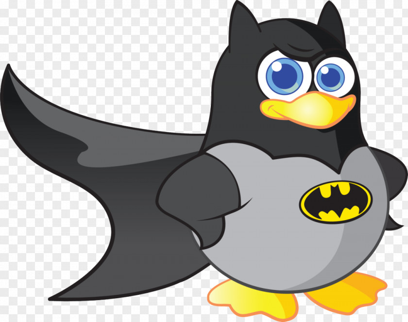 Penguin Tuxedo Batman Smart Cover Clip Art PNG