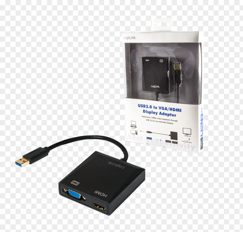 Usb 30 AC Adapter Battery Charger HDMI Graphics Cards & Video Adapters PNG