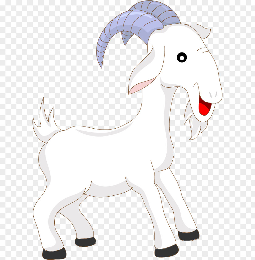 Vector Cartoon Goat Computer File PNG