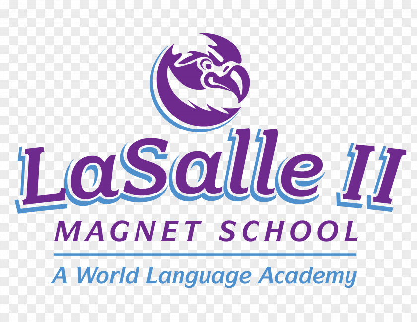 LaSalle II School Logo Brand Font PNG