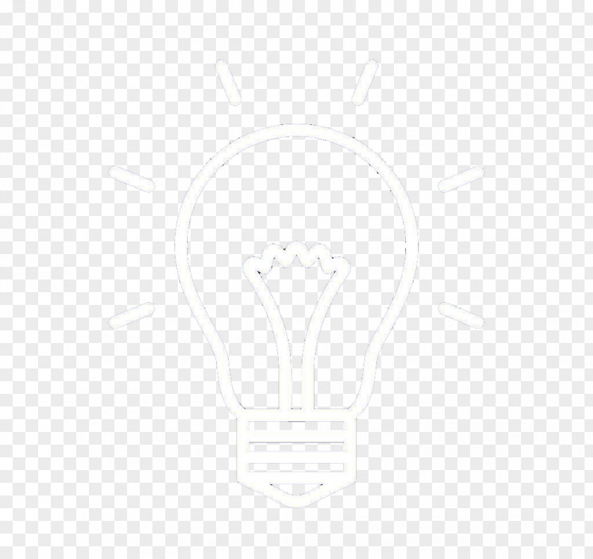 Light Bulb White Black Pattern PNG