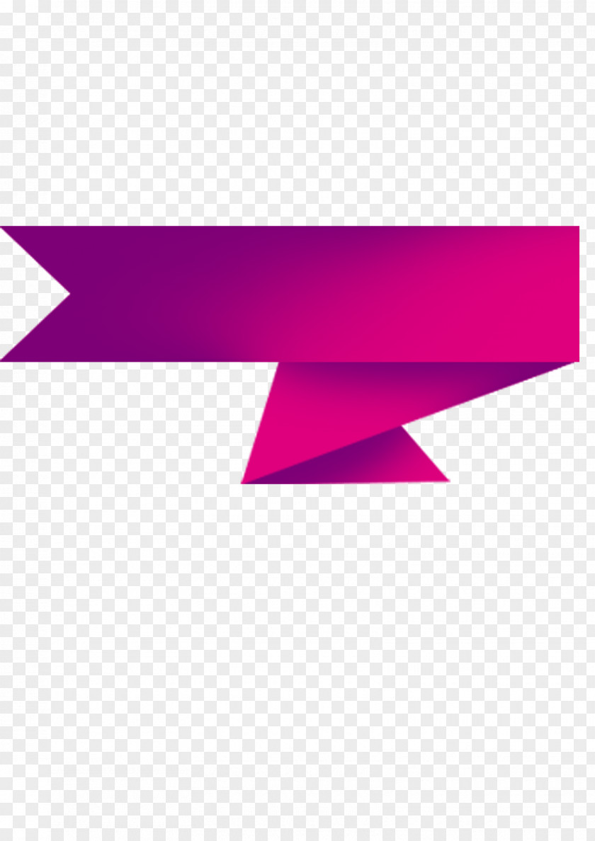 Ribbon Line Angle Point Brand PNG
