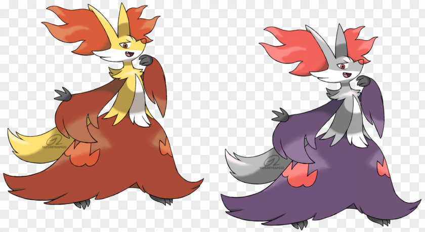 Shiny Delphox Pokémon Braixen Fan Art Fennekin PNG