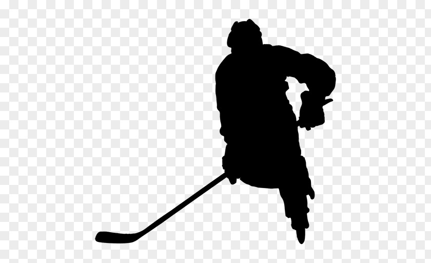 Barbecue Stick Ice Hockey Silhouette PNG
