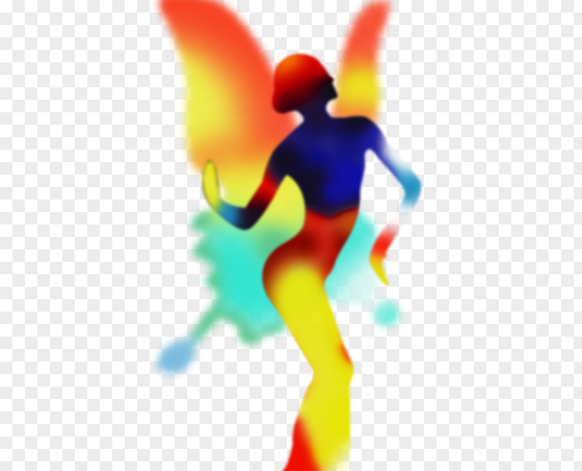 Colorful Dancers Poster PNG