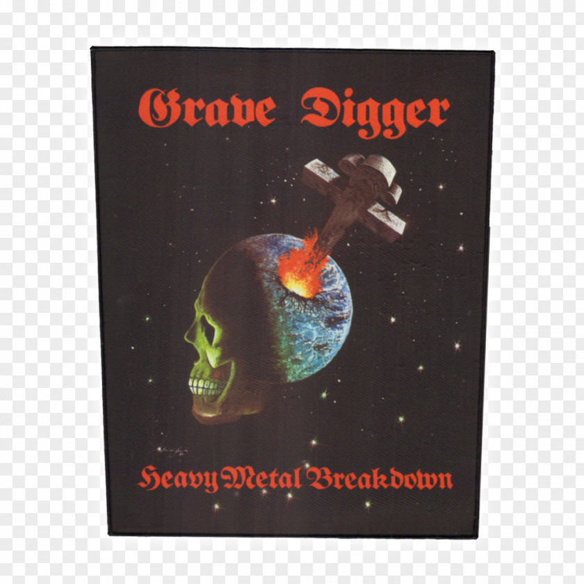 Heavy Metal Breakdown War Games Grave Digger Album Cover Poster PNG