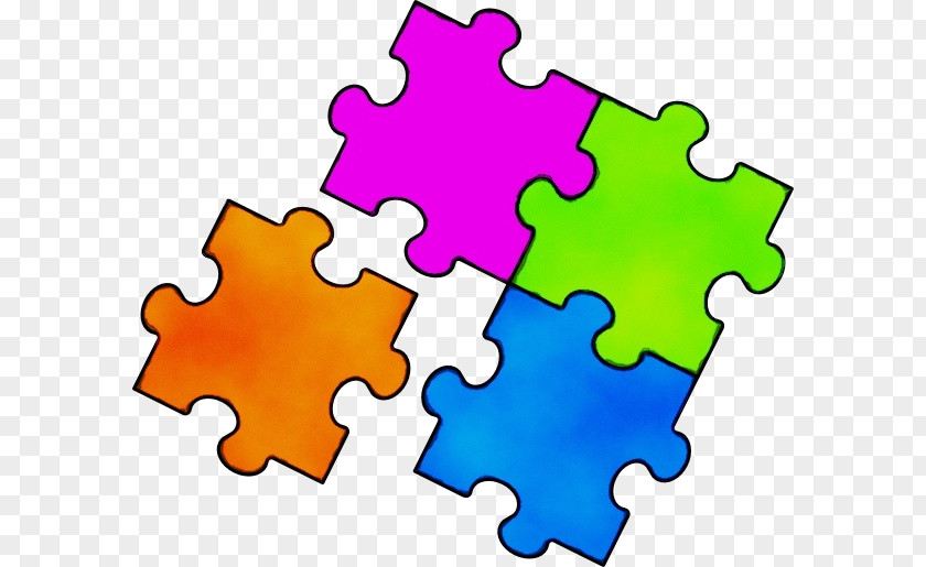 Jigsaw Puzzle Wet Ink PNG