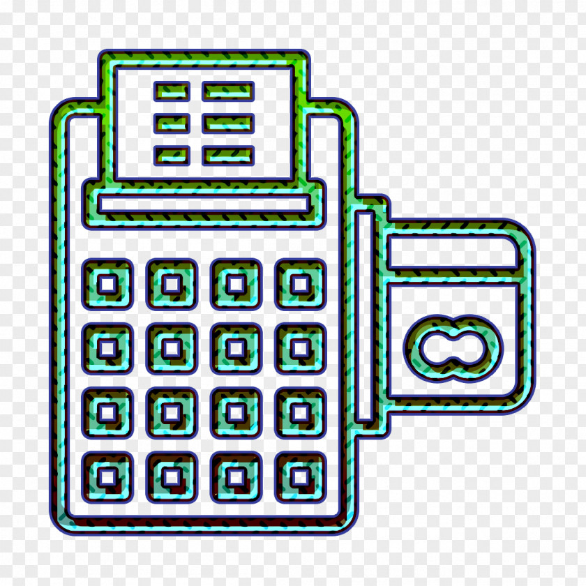 Shopping Icon Credit Card Machine PNG