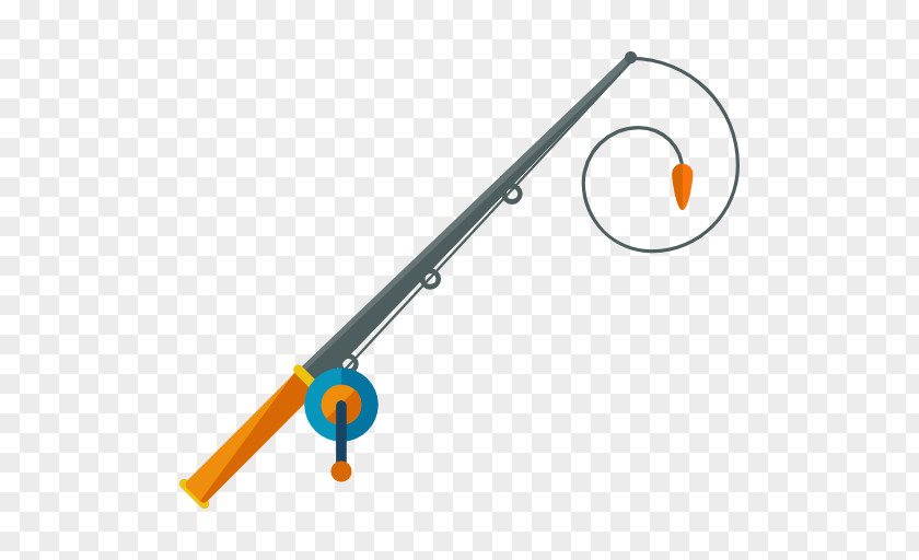 A Fishing Rod Angling Icon PNG