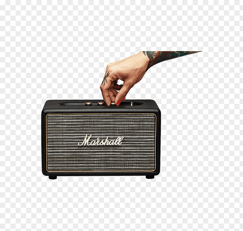 Bluetooth Loudspeaker Wireless Speaker Marshall Acton PNG